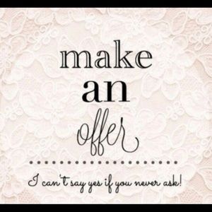 ❤️🌹Don't be shy! I take reasonable offers!